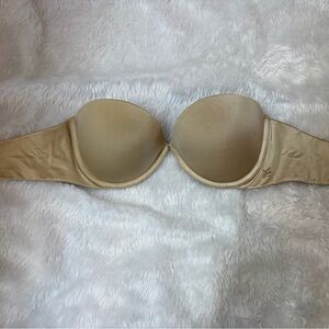 aerie Nude Strapless Push-Up Bra